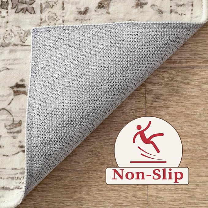 SERISSA Boho Rugs for Entryway, 2x3 Entryway Rug Non-Slip Washable Small Area - Image 4