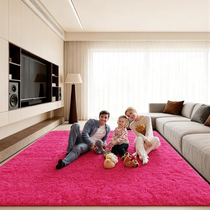 8x10 Area Rugs for Living Room, Large Fluffy Rugs for Bedroom, Fuzzy Shag Soft - Image 6