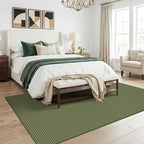 KOZYFLY Washable 5x7 Living Room Rug, Non Slip Woven Area Rugs, Braided Floor - Image 8