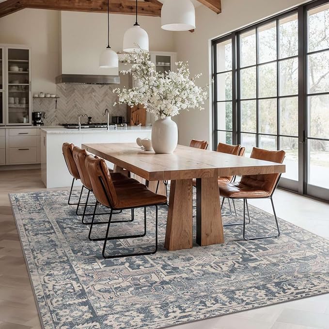 Rugxara 6x9 Area Rugs for Living Room Bedroom, Large Washable Rug, Non Slip & - Image 4