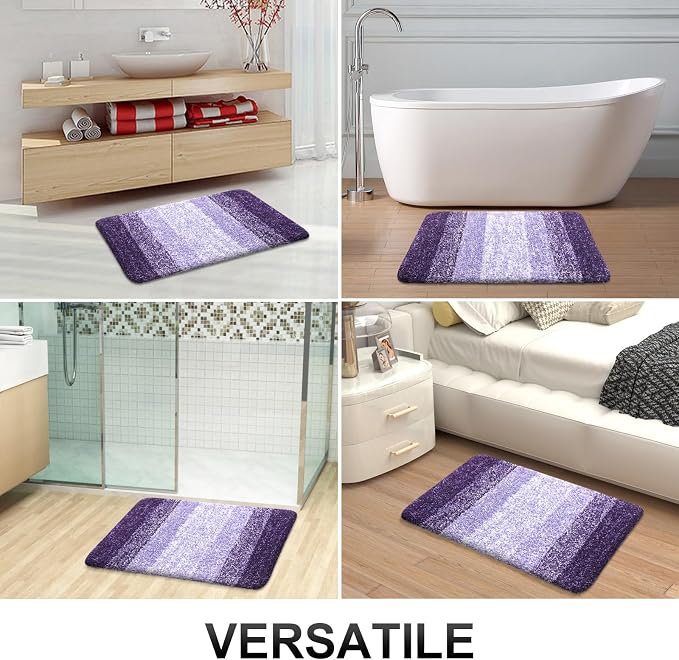 OLANLY Bathroom Runner Rugs Mat 59x24, Extra Soft Absorbent Microfiber Bath Rugs - Image 6