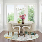 Lahome Green Round Area Rugs 5Ft - Image 7