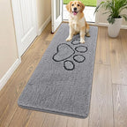 Smiry Dog Door Mat for Muddy Paws, Absorbent Dirt Trapper Non Slip Quick Dry by Smiry