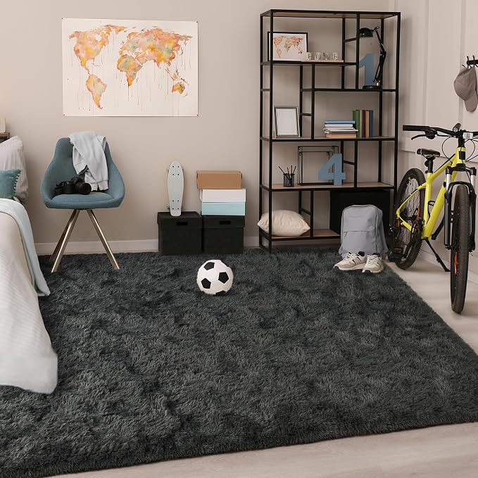 Chicrug Soft Area Rugs for Bedroom Living Room Plush Fluffy Rug 3x5 Feet - Image 4