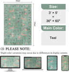 DUKINO 3x5 Rug, Washable Animal Area Rug - Image 2