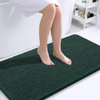 OLANLY Large Bathroom Rugs 40x24, Soft Absorbent Chenille Bath Rugs, Rubber by OLANLY
