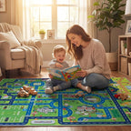 Esup 4'x6' Non-Slip Kids Rugs Perfect - Image 3