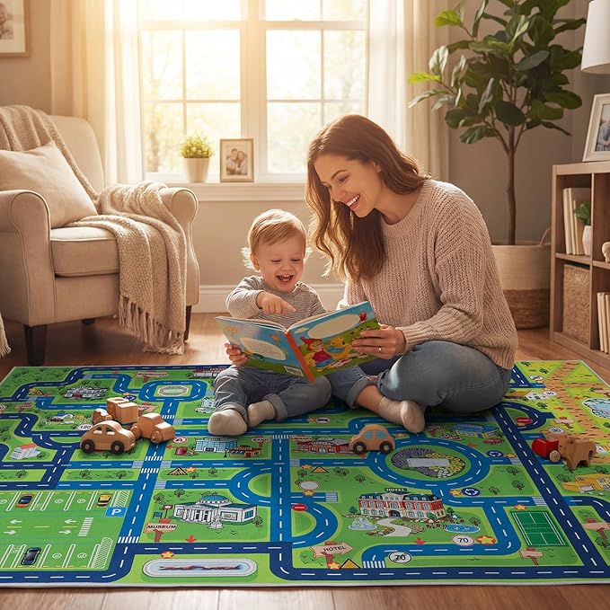 Esup 4'x6' Non-Slip Kids Rugs Perfect - Image 3