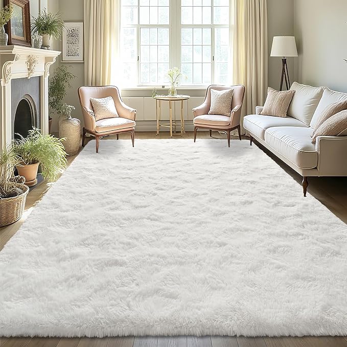 LOCHAS Ultra Soft Indoor Modern Area Rugs Fluffy Living Room Carpets - Image 4