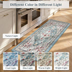 Collive Boho Kitchen Rugs and Mats 2PCS Cushioned Anti-Fatigue Floor Mat - Image 7