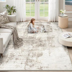 XLUEZ 5x7 Area Rugs for Living Room, Washable Modern Abstract Large Area Rug by XLUEZ