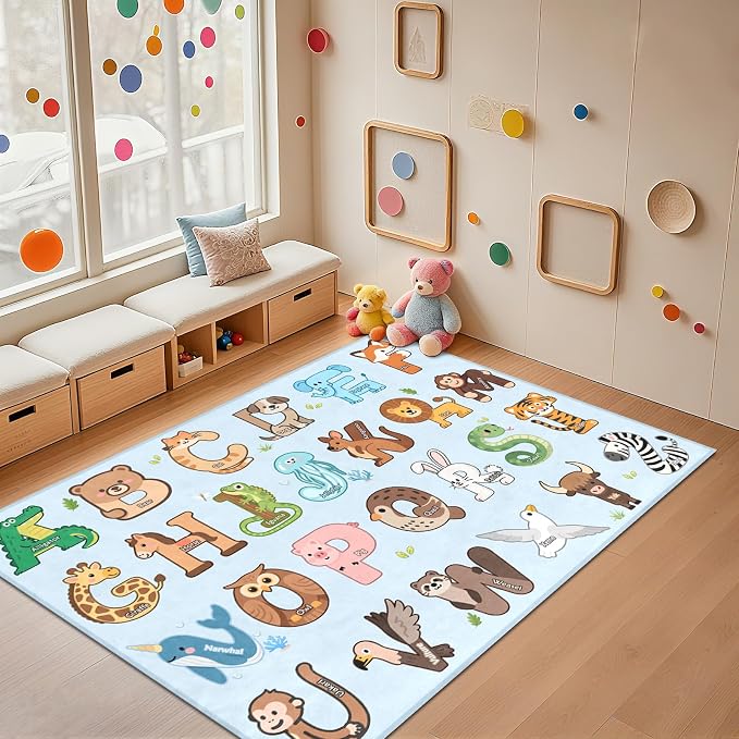Kids Rugs for Playroom by FTBNIQWRHN