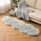 MIULEE Luxury Super Soft Fluffy Area Rug Faux Fur Sheepskin Rug Decorative - Image 7