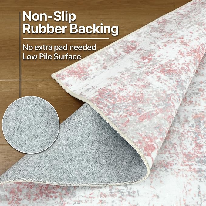 BEIMO Area Rugs 5x7 for Living Room Bedroom, Modern Abstract Machine Washable - Image 8