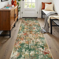 RELEANY Washable Area Rugs 2'x8' Non-Slip Modern Abstract Soft by RELEANY