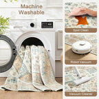 Lofus Vintage Living Room Rugs 8x10, Soft Machine Washable Area Rug - Image 6