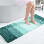 OLANLY Bathroom Runner Rugs Mat 47x17, Extra Soft Absorbent Microfiber Bath Rugs by OLANLY