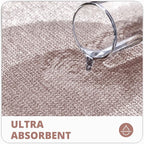Bosap Toilet Rugs U Shaped Bathroom Rug, Machine Washable Non Slip Quick Dry - Image 3