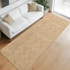 3x10 ft Beige Runner Rugs for Bedroom Living Room, Soft Plush Fluffy Throw Rug - Image 3