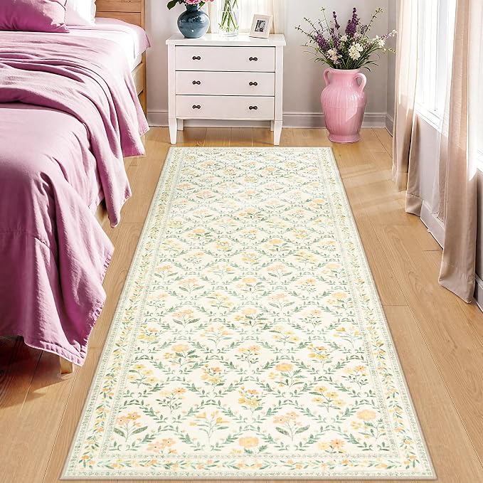 Runner Rug for Entryway: 2x5 Kitchen Rugs Non Slip Washable Ultra-Thin Soft - Image 2