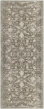 KILOCOCO Hallway Runner 2x5 Kitchen Runner Rug Printed Vintage Floral Washable - Image 9