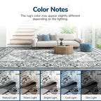 Lessymo 6FT Washable Round Area Rugs - Image 8