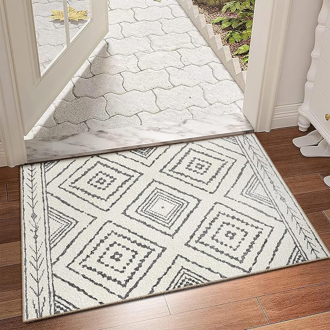 BESTSWEETIE Area Rug 2x3 Rug Machine Washable Non-Slip Low Pile Print Pattern by BESTSWEETIE