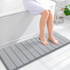 OLANLY Memory Foam Long Bathroom Rugs Runner 47x17, Super Soft Absorbent Bath by OLANLY