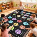 Classroom Rug Elementary 5x7 ft, Calming Corner Rug by GRAMBET