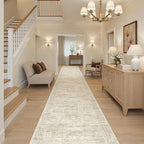 Soalmost Runner Rug 2'6" x 16' Washable Non-Slip 2.5x16 ft Long Runner Rugs by Soalmost