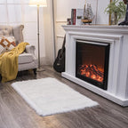 EasyJoy Ultra Soft Fluffy Shaggy Area Rug Faux Fur Rug Chair Cover Seat Pad - Image 5
