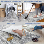 Kitchen Rug Set 4-Piece with Runner – Washable Non-Slip Floor Mats - Image 7