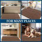 OLANLY Dog Door Mat for Muddy Paws 32x20, Absorbs Moisture and Dirt, Absorbent - Image 8