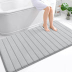 OLANLY Memory Foam Bath Mat 59x35, Super Soft Absorbent Bathroom Rugs, Quick Dry by OLANLY