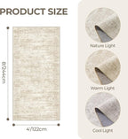4x8 Rug for Bedroom, Wide Runner Rug for Hallway, Non Slip Washable Runner Rug - Image 2