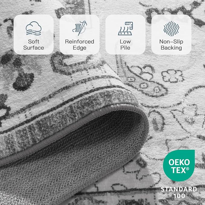 Lofus 8x10 Area Rugs for Living Room, Washable Area Rug, Rugs for Bedroom - Image 5