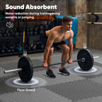 32 Pack Home Gym Mat, Puzzle Exercise Mat, 1of EVA Interlocking Foam Floor Tiles - Image 7