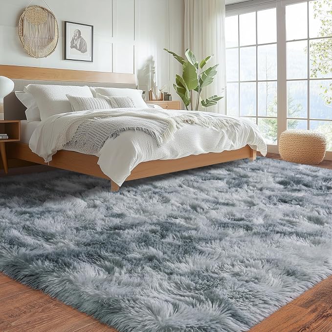 Area Rugs 9x12 for Living Room, Ultra Soft Fluffy Rugs for Bedroom, Non-Slip - Image 7