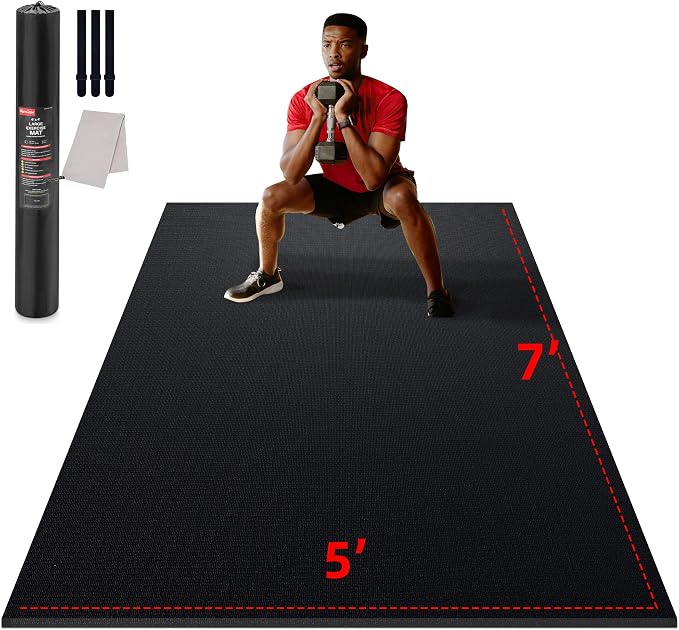 GymCope Large Exercise Mat for Home Workout, by GymCope