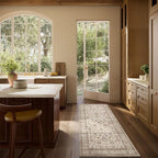 Washable Runners for Hallways Kitchen Rug: 2'6"x8' Kitchen Runner Stain - Image 7