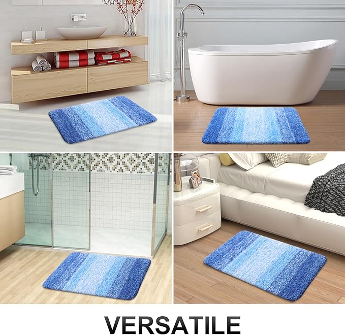 OLANLY Bathroom Runner Rugs Mat 47x20, Extra Soft Absorbent Microfiber Bath Rugs - Image 6