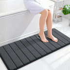 OLANLY Memory Foam Long Bathroom Rugs Runner 47x20, Super Soft Absorbent Bath by OLANLY