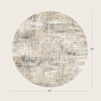 Lofus 6ft Area Rugs for Living Room, Soft Abstract Carpets for Bedroom Dining - Image 2