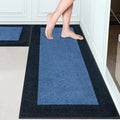 Machine Washable Runner Rugs Set of 2, Non Slip Kitchen Mats by Unknown