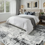 8x10 Area Rugs for Living Room, Abstract Neutral Washable Bedroom Rug, Modern - Image 7