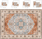 Lessymo 5x7 Area Rugs- Machine Washable Area Rugs, Super Soft Faux-Wool Area Rug - Image 9