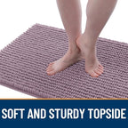 OLANLY Dog Door Mat for Muddy Paws 36x24, Ultra Absorbent Chenille Mud Doormat - Image 3