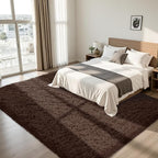 6x9 Area Rugs for Living Room:Ultra Soft Fluffy Shag Brown Rug, Large Fuzzy - Image 3