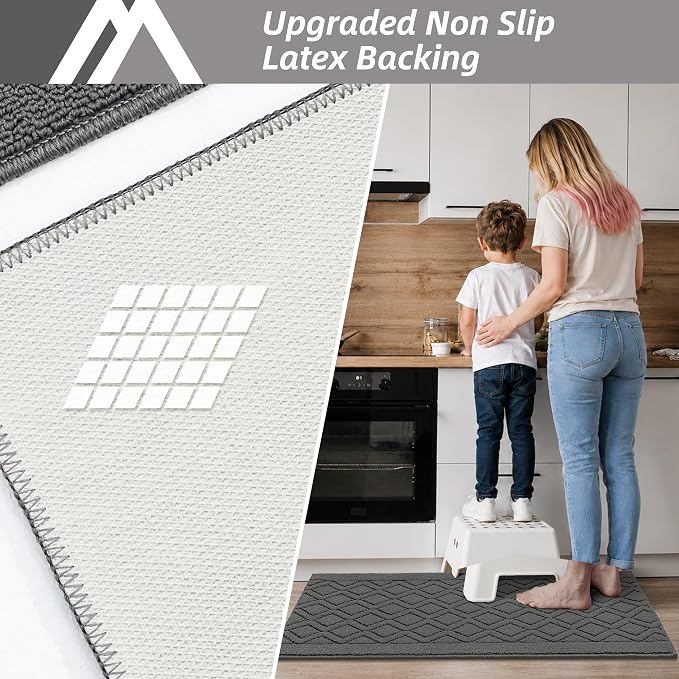 COSY HOMEER-Kitchen-Rugs-and-Mats 20"x30" Non Slip Kitchen Mats - Image 3