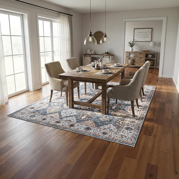 HOOBRO Washable Rug 6 x 9 Area Rugs - Image 6